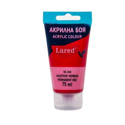 Акрилна боя 75мл – Наситено червено
