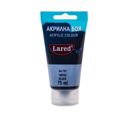 Акрилна боя 75мл – Черно