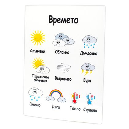 Образователно табло Времето