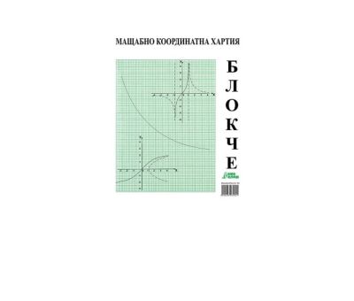 Милиметрова хартия А4 блок – 20л 
