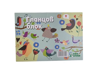 Гланцов блок А5 