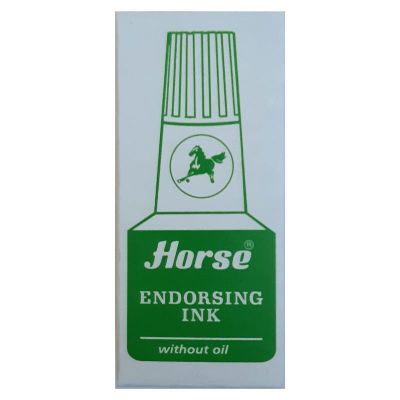 Тампонно мастило Horse - зелен