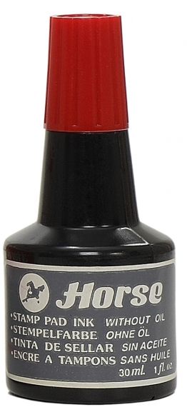 Тампонно мастило Horse - червен
