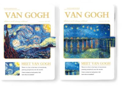 Тефтер с магнит A6 - Van Gogh