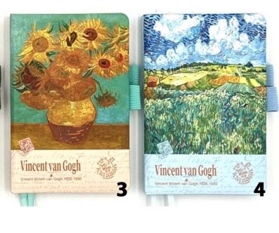 Тефтер с място за химикал А5 - Van Gogh