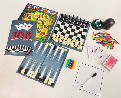 Семейна игра - 100 Класически игри