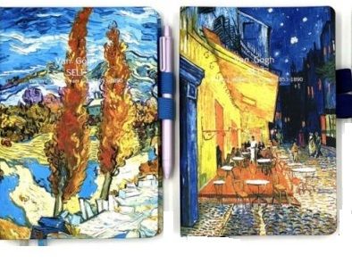 Тефтер с място за химикал А6 - Van Gogh