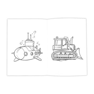 Книжка за оцветяване - Превозни средства