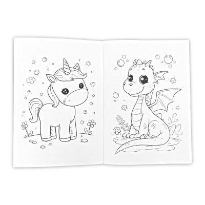Книжка за оцветяване - Принцеси и приказни герои